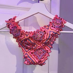 Scrunch Bikini Bottoms with beautiful pattern